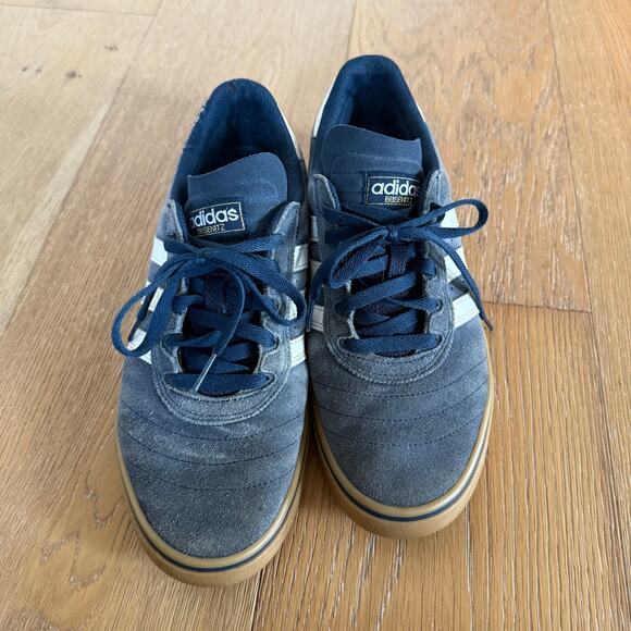 ADIDAS Busenitz Vulc ADV Suede Skateboard Trainers Navy Men’s 10.5 - Picture 3 of 6